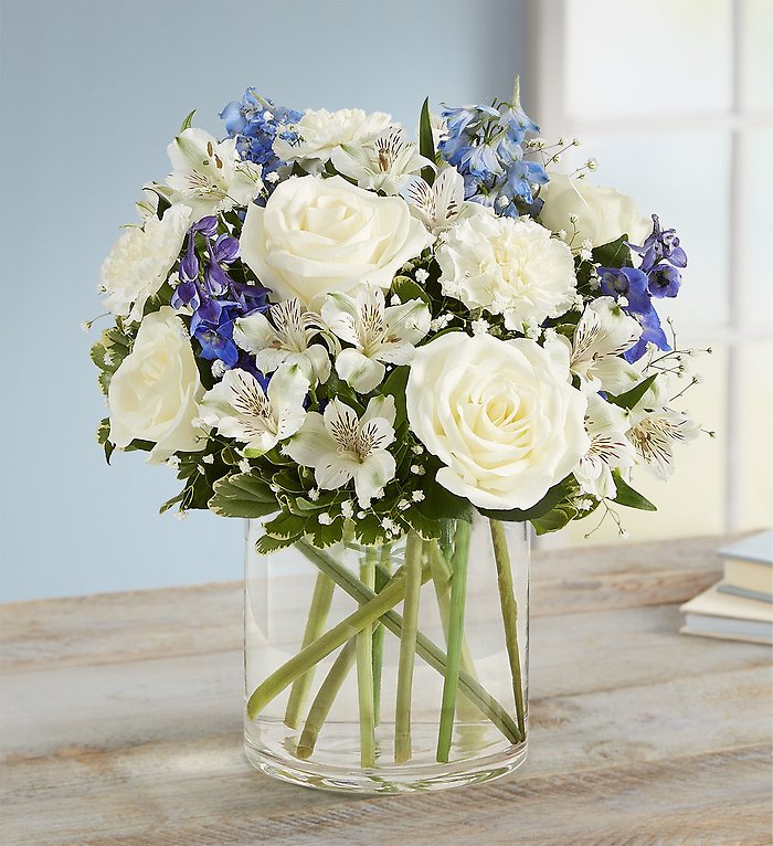 Loving Sentiments&trade; Blue &amp; White