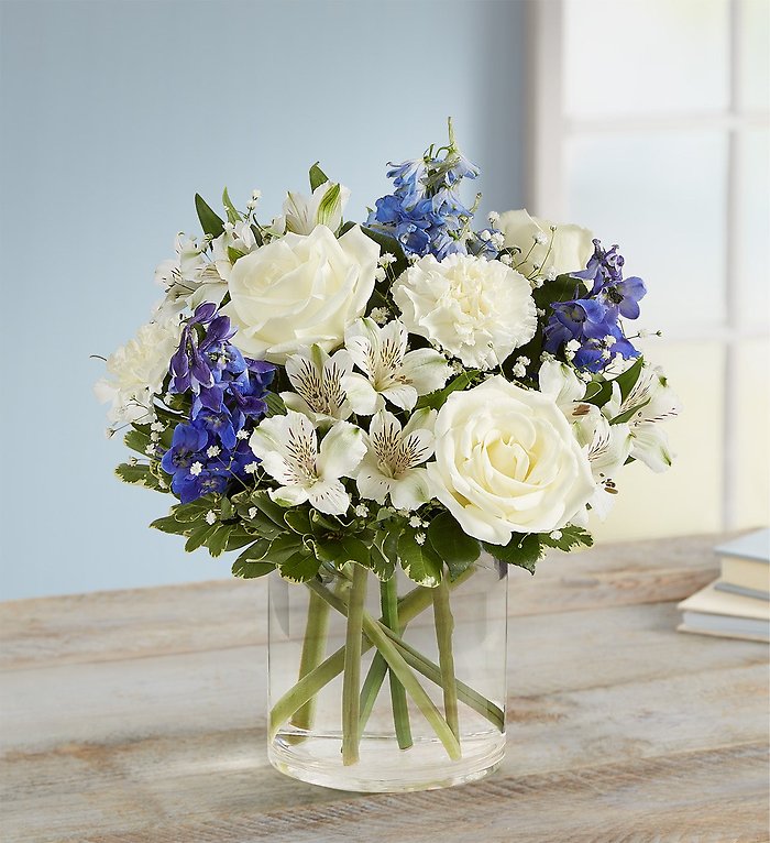 Loving Sentiments&trade; Blue &amp; White