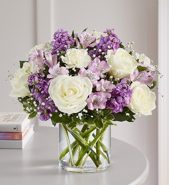 Loving Sentiments&trade; Lavender &amp; White