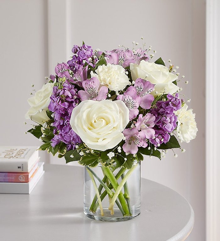 Loving Sentiments&trade; Lavender &amp; White