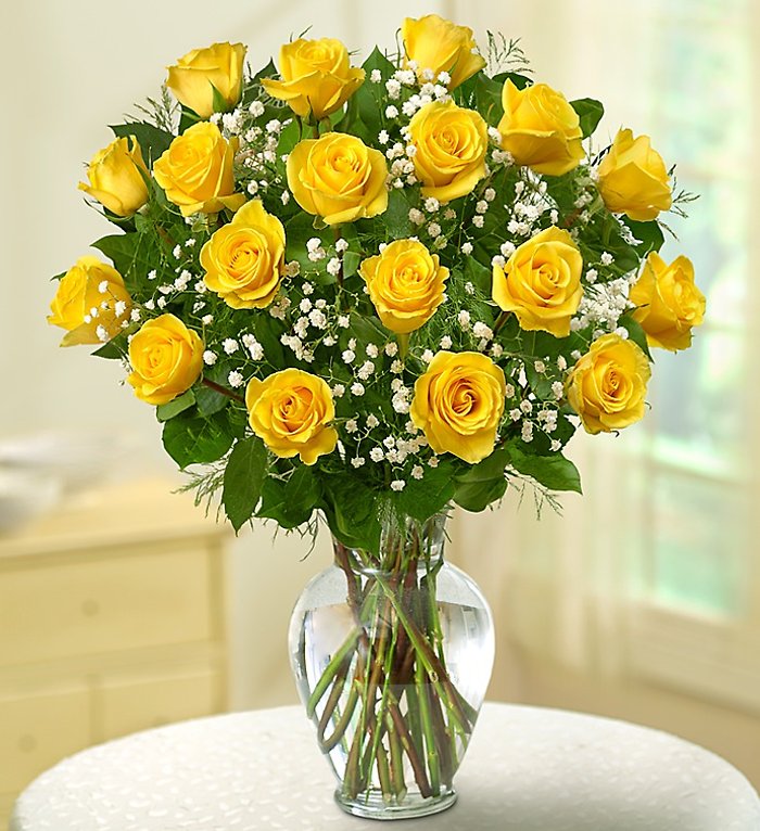 Rose Elegance&trade; Premium Long Stem Yellow Roses